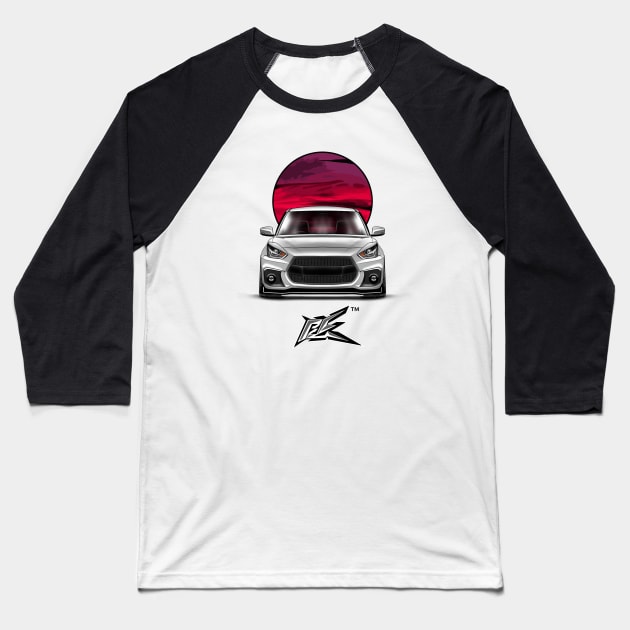 maruti suzuki swift white Baseball T-Shirt by naquash